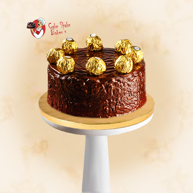 Ferrero Rocher Cake - Cake Shake Bakers