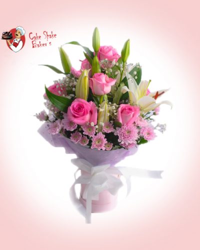 Valentines Day Flowers for your love Cake Shake Bakers