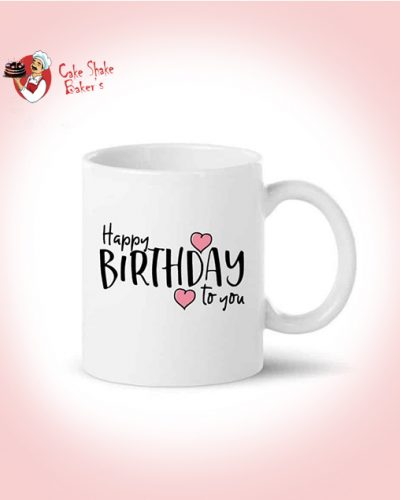 Happy Birthday Mug Cake Shake Bakers
